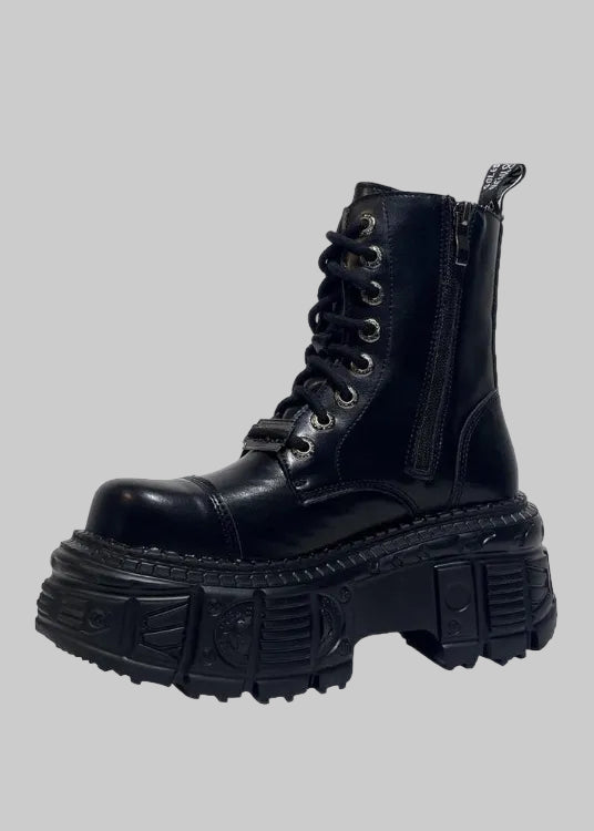 Retro Punk Gothic Chunky Platform Boots