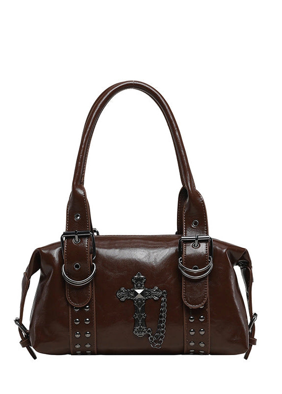 Vintage Studded Gothic Shoulder Bag