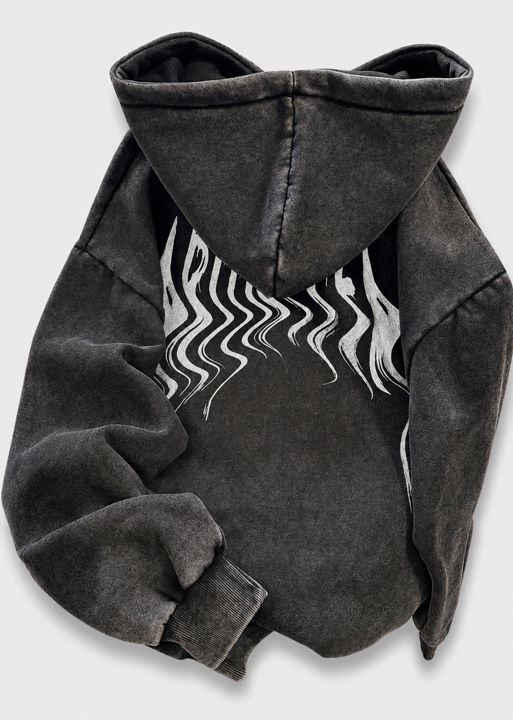 Phantom Butterfly Washed Oversized Hoodie