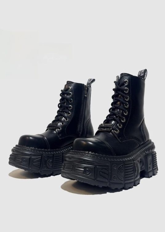 Retro Punk Gothic Chunky Platform Boots