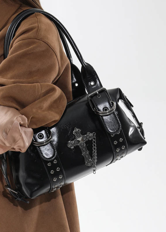 Vintage Studded Gothic Shoulder Bag