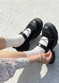 Platform Round-Toe Vintage Mary Jane Shoes
