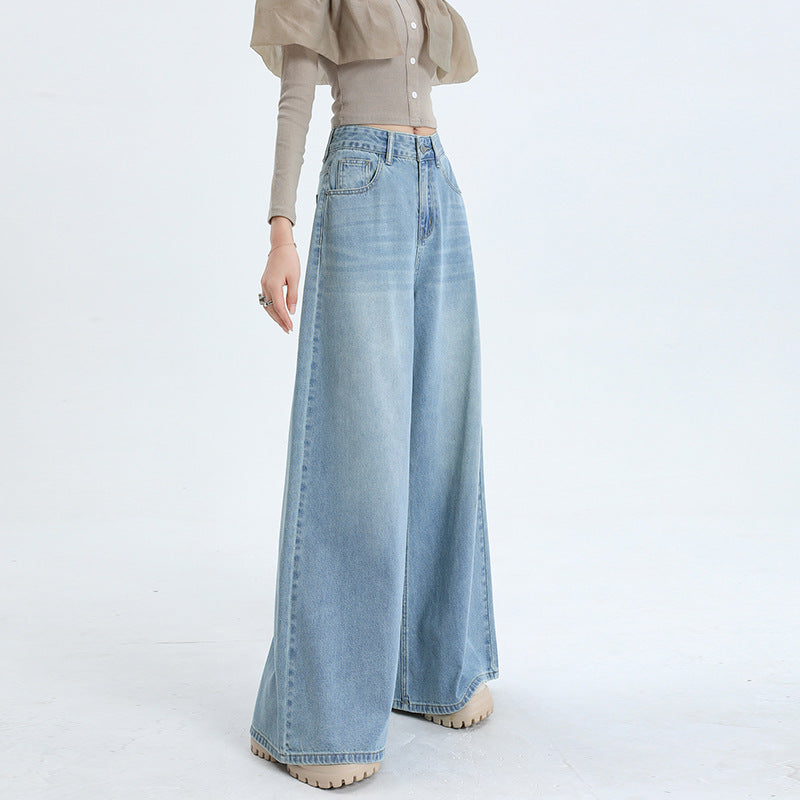 High-Waisted Palazzo Jeans