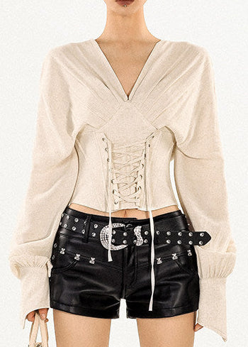 Midnight Muse Structural Corset Blouse