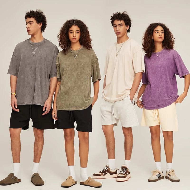 Minimalist Heavyweight 240g Pure Cotton Oversized T-Shirt