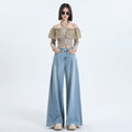 High-Waisted Palazzo Jeans