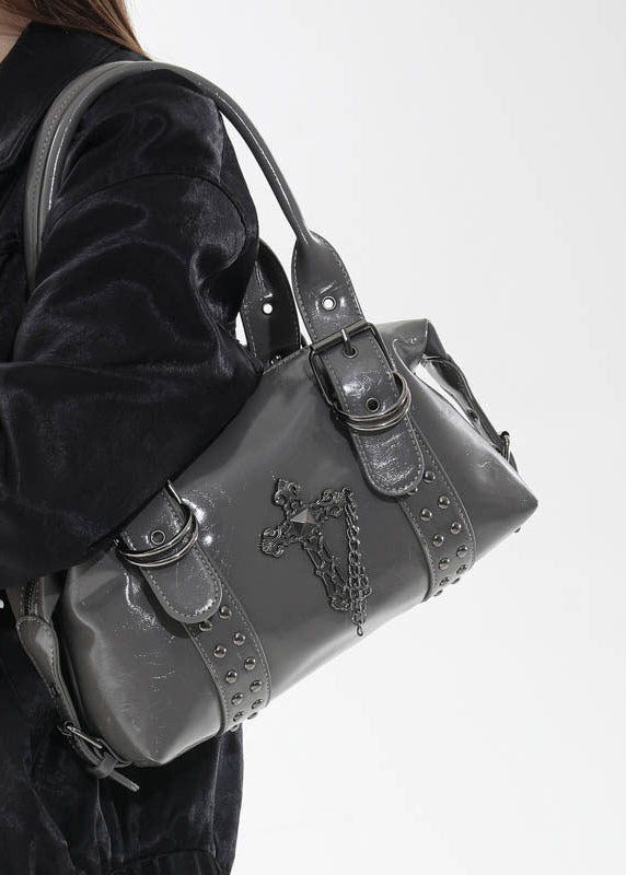 Vintage Studded Gothic Shoulder Bag