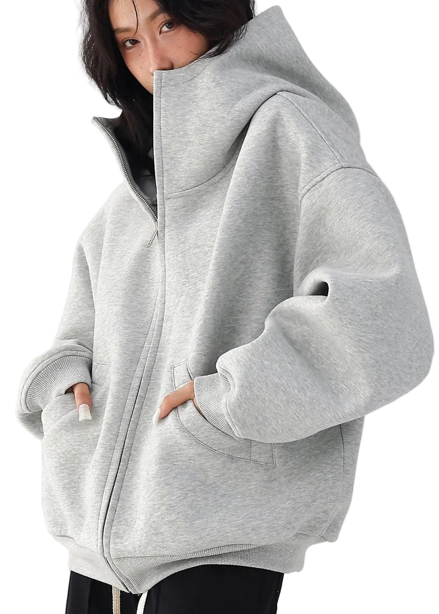 Heavyweight Oversized Drop-Shoulder Hoodie