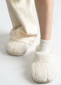 Fluffy Cat Paw Plush Slippers