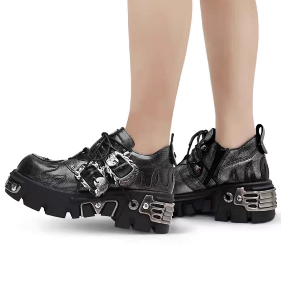 Shadow-Stalker Heavy Platform Punk Creepers