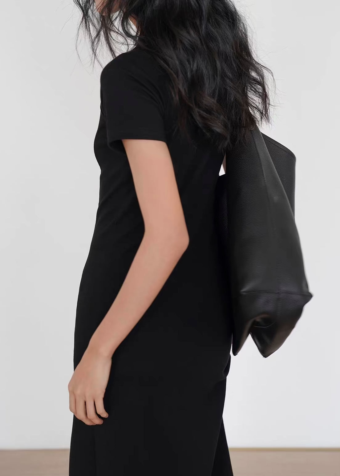 Gothic Split Front Mid-Length Dress