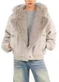 Oversized Faux Fur Hooded Winter Jacket
