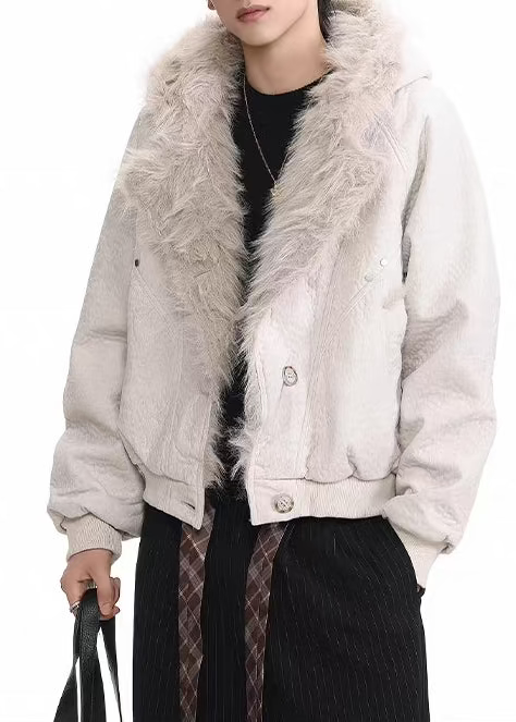 Oversized Faux Fur Hooded Winter Jacket