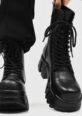 Goth Chunky Platform Ankle Boots