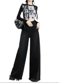 Vintage Grunge Washed Wide-Leg Jeans