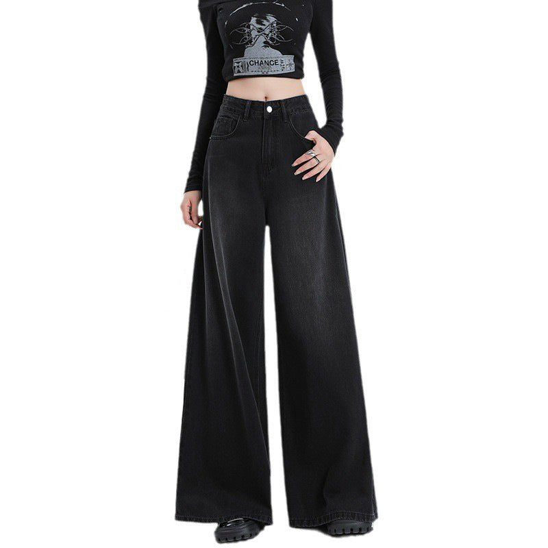 High-Waisted Palazzo Jeans